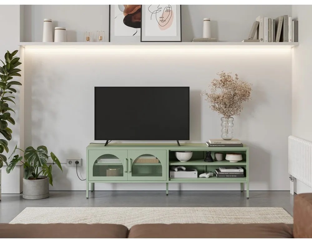 Mobile TV color menta 160x50 cm Diora - Marckeric