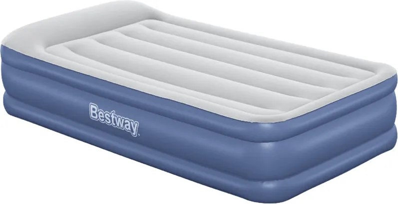 Letto Gonfiabile Bestway Tritech Singolo 191x97x46 cm Supporta fino a 150 kg si Gonfia in 3 Minuti con Rinforzo Perimetrale