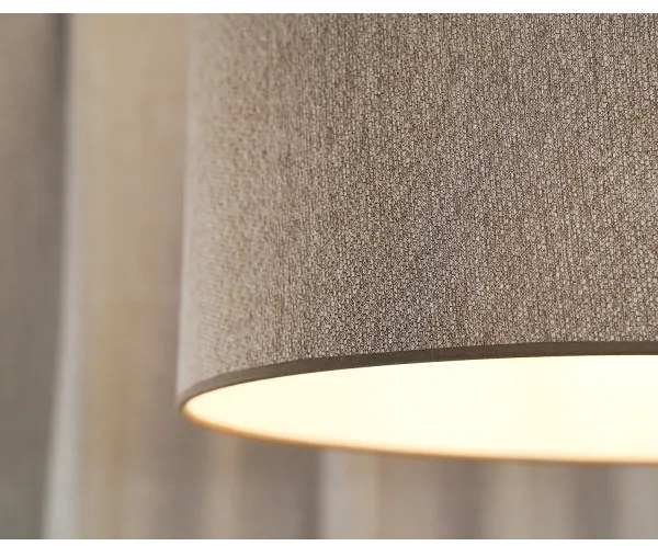 Duolla - Lampadario a plafone ROLLER ECO RECYCLING 1xE27/15W/230V diametro 45 cm marrone