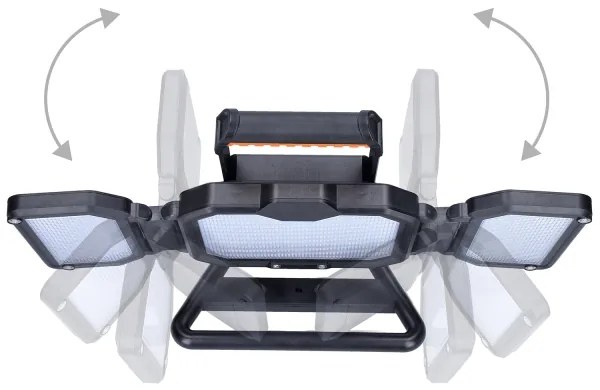 Solight WM-30W-RE-LED Proiettore ricaricabile dimmerabile LED/30W/6600 mAh 4000K IP54