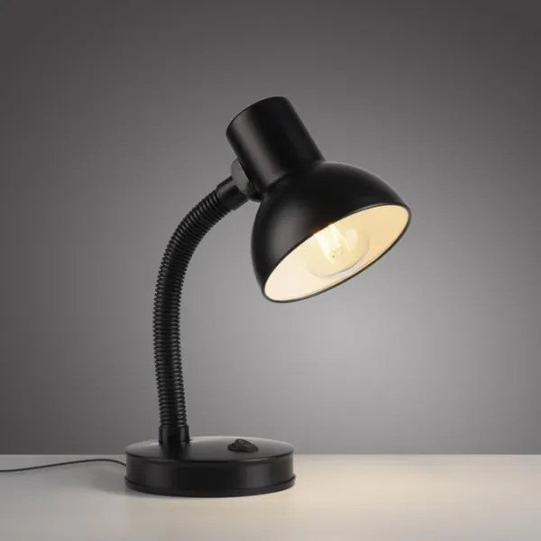 JUST LIGHT. 11080-18 - Lampada da tavolo flessibile FLEXI 1xE27/25W/230V nera