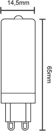 Lampadina LED G9/4W/230V 4000K