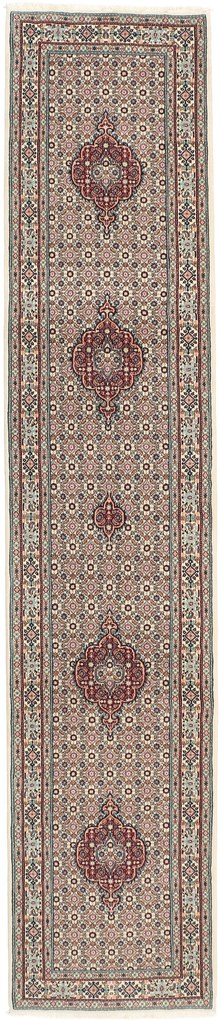 Moud Tappeto persiano 80x400 (Iran) Annodato A Mano