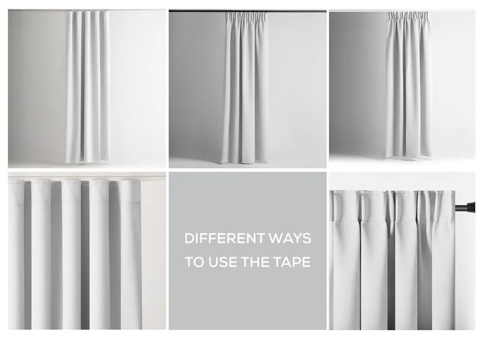 Tenda termoisolante/parzialmente oscurante bianca 140x270 cm Kierra – Restilo