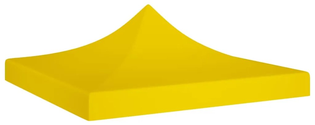 Tetto per Tendone per Feste 3x3 m Giallo 270 g/m²