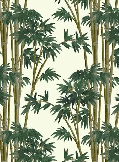 Wandbild Bambusa von House of Hackney - Antique White