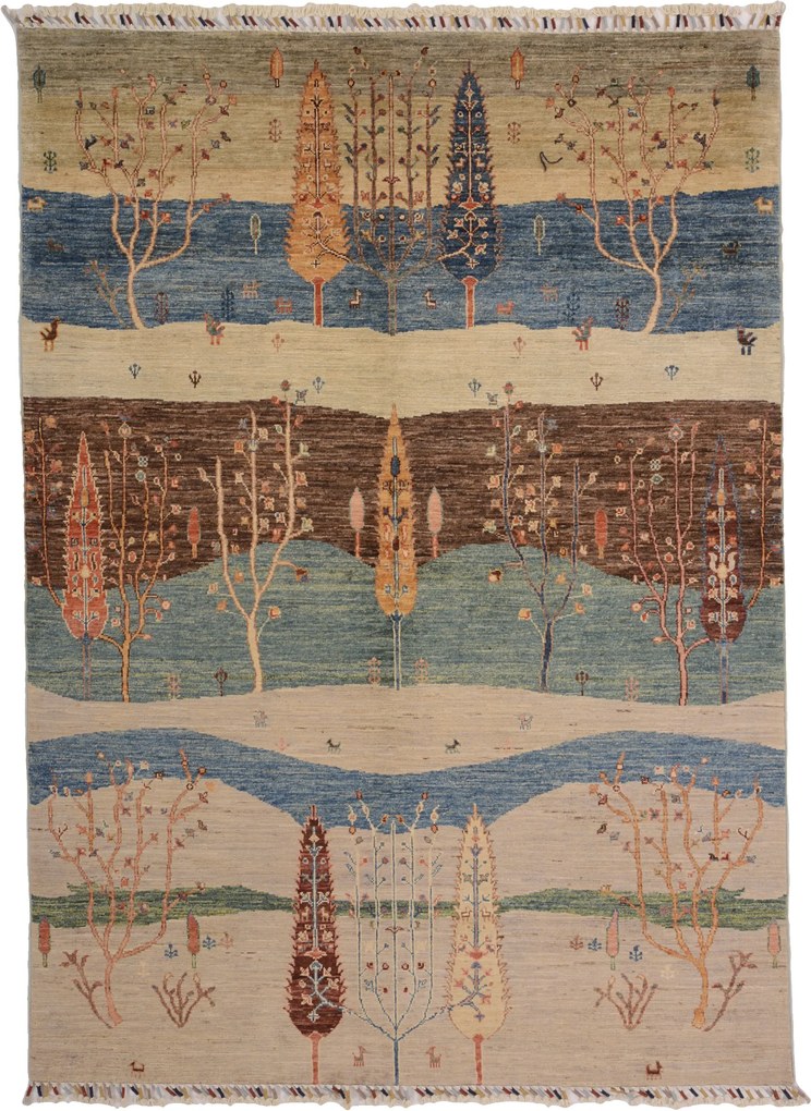 Samarkand Tappeto 150 x 210 (Pakistan) Annodato A Mano