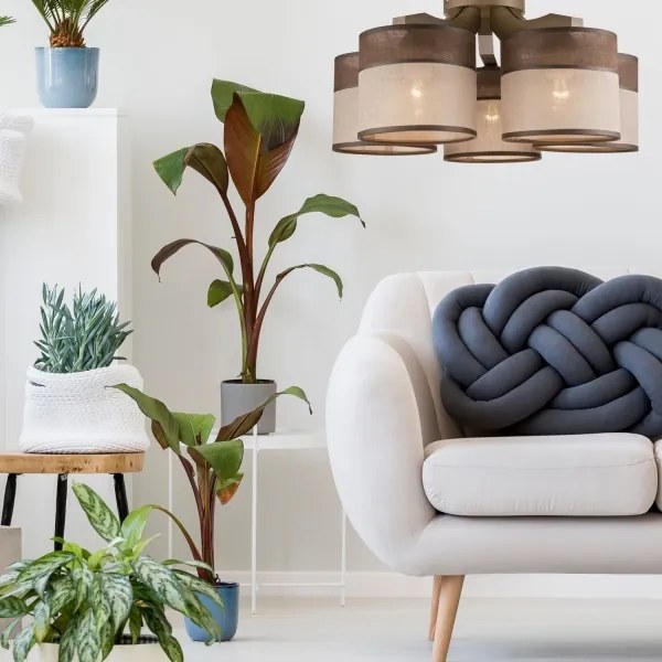 Lampadario a soffitto ANDREA 5xE27/60W/230V