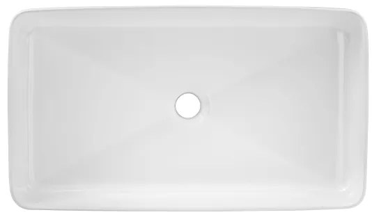COMAD UM-6275 SLIM 60 BIANCO DP - Lavabo da appoggio SLIM 61x34 cm bianco lucido