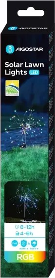 Aigostar - Lampada solare LED RGB LED/0,03W/1,2V IP44