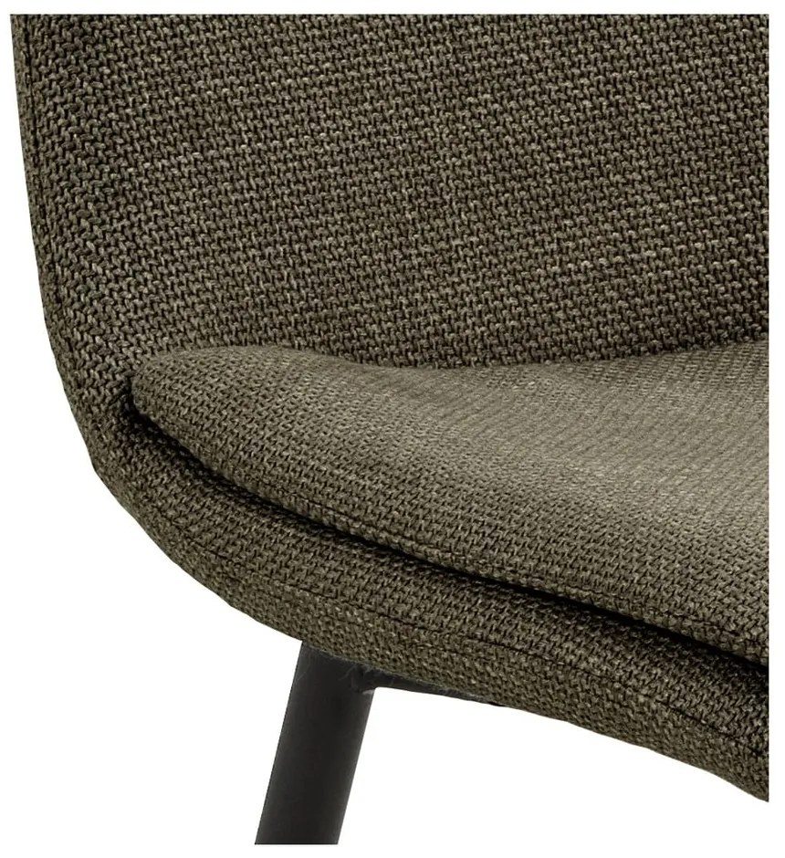 Sedia da pranzo color kaki Becca – Actona