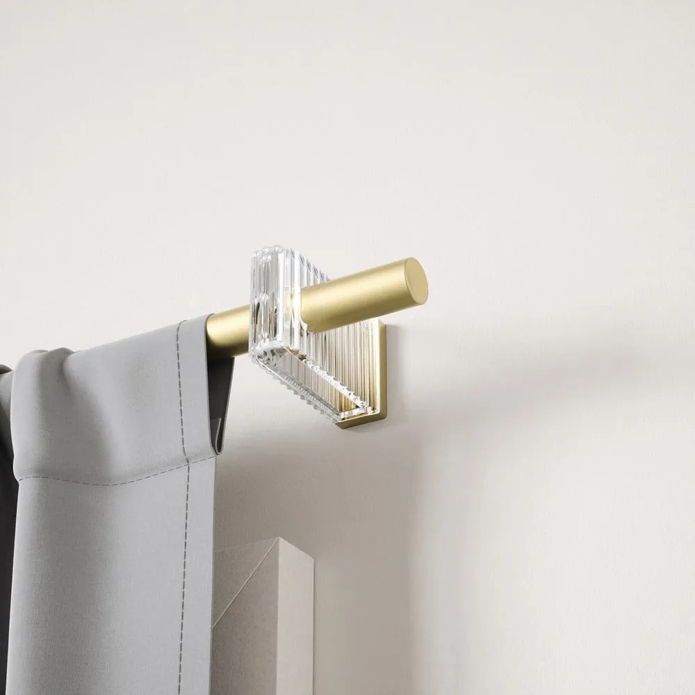 Bastone per tende oro opaco in acciaio regolabile 107 - 305 cm Flute – Umbra