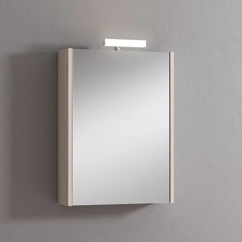 Pensile con luce Akira olmo rousseau L 51.5 x H 70 x P 15.5 cm