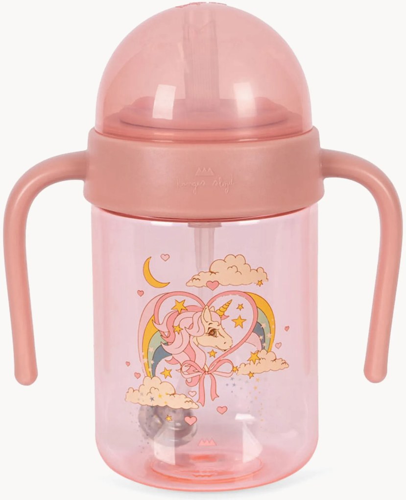 Tazza per bambini con cannuccia Horn Stars