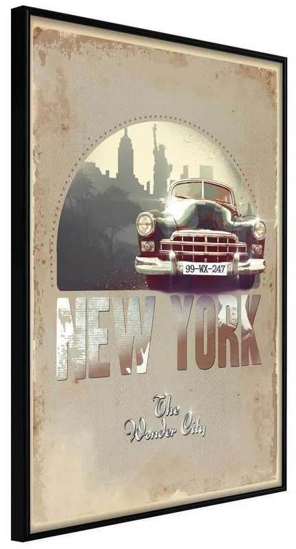 Poster  Big Apple  Cornice Quadri Cornice nera, Larghezza x Altezza Home decor 30x45