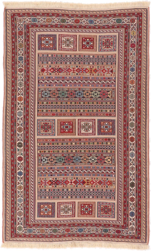 Kilim Tappeto 210 x 140 (Iran) Tessuto A Mano