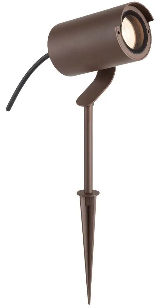 Zambelis E284 - Lampada da esterno 1xGU10/20W/230V IP65 marrone