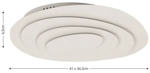 Brilagi - Plafoniera LED MODERN MINI LED/48W/230V 3000/4000/6000K + telecomando
