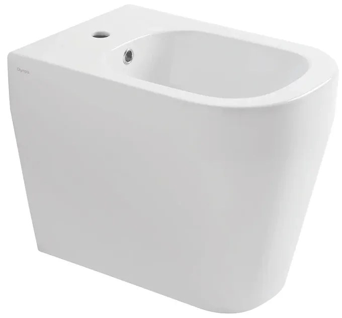 Bidet filomuro Tutto Evo + kit fissaggio OLYMPIA CERAMICA L 35 x H 42.5 x P 53 cm bianco