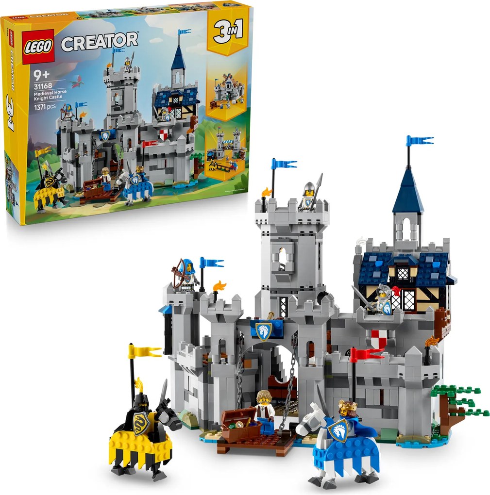 Castello cavaliere medievale Lego Creator 3 in 1