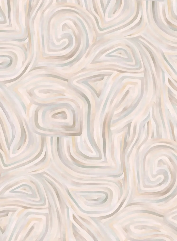 Cole & Son Carta da parati Kawakubo - Soft Apricot