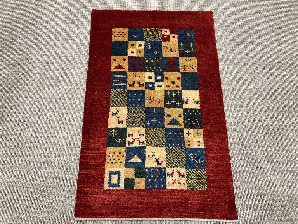 Gabbeh Tappeto 130 x 80 (Iran) Annodato A Mano