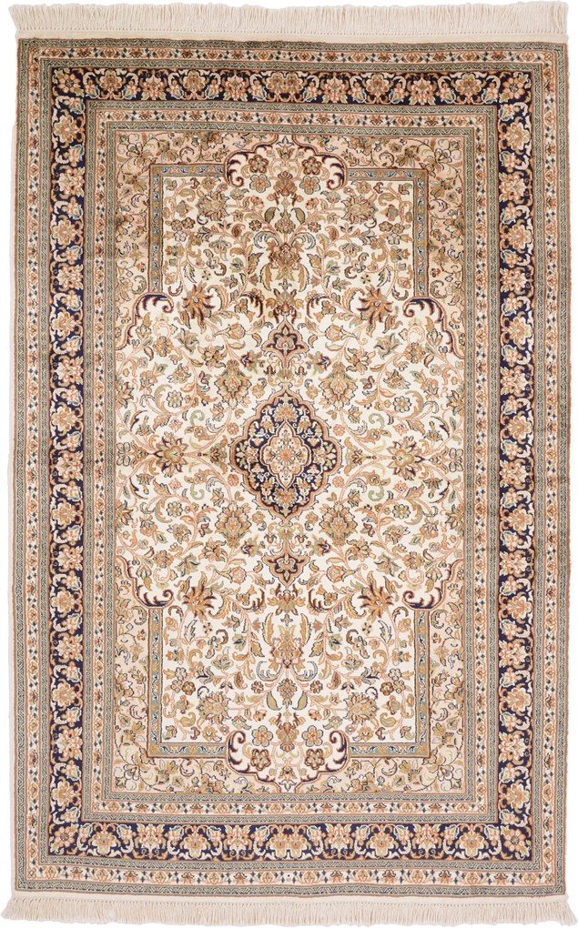 Cashmere Silk Tappeto orientale 130 x 190 (Indian) Annodato A Mano