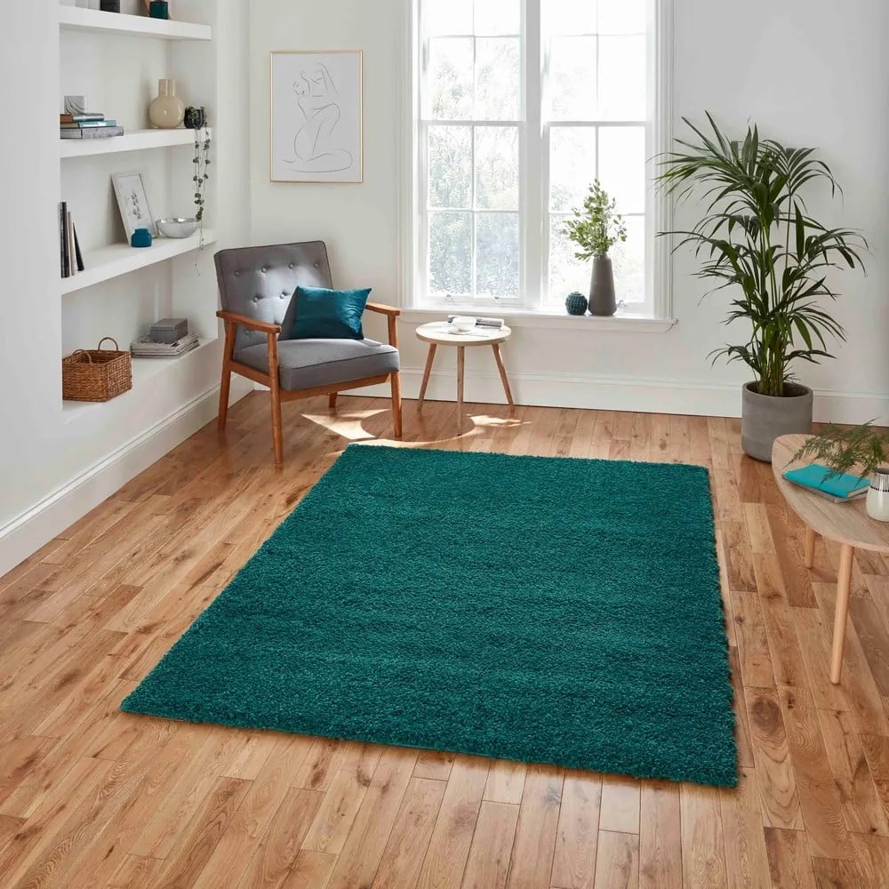 Tappeto verde smeraldo , 160 x 220 cm Sierra - Think Rugs