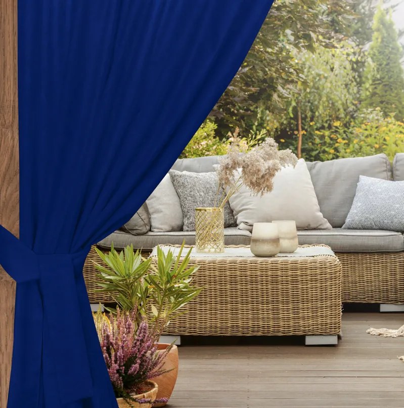 Tenda impermeabile blu scuro per il padiglione del giardino 155 x 220 cm