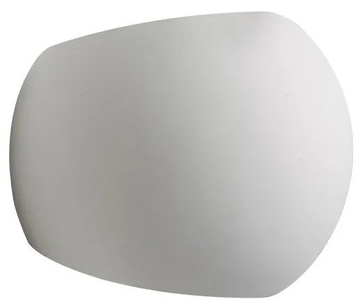 Applique da Parete GLOBE in Gesso Pitturabile G9 Materiale Gesso