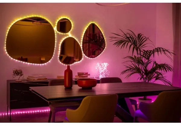 Twinkly TWD200STP-TEU - Striscia LED RGB dimmerabile per esterni 200xLED 10m IP44 WiFi