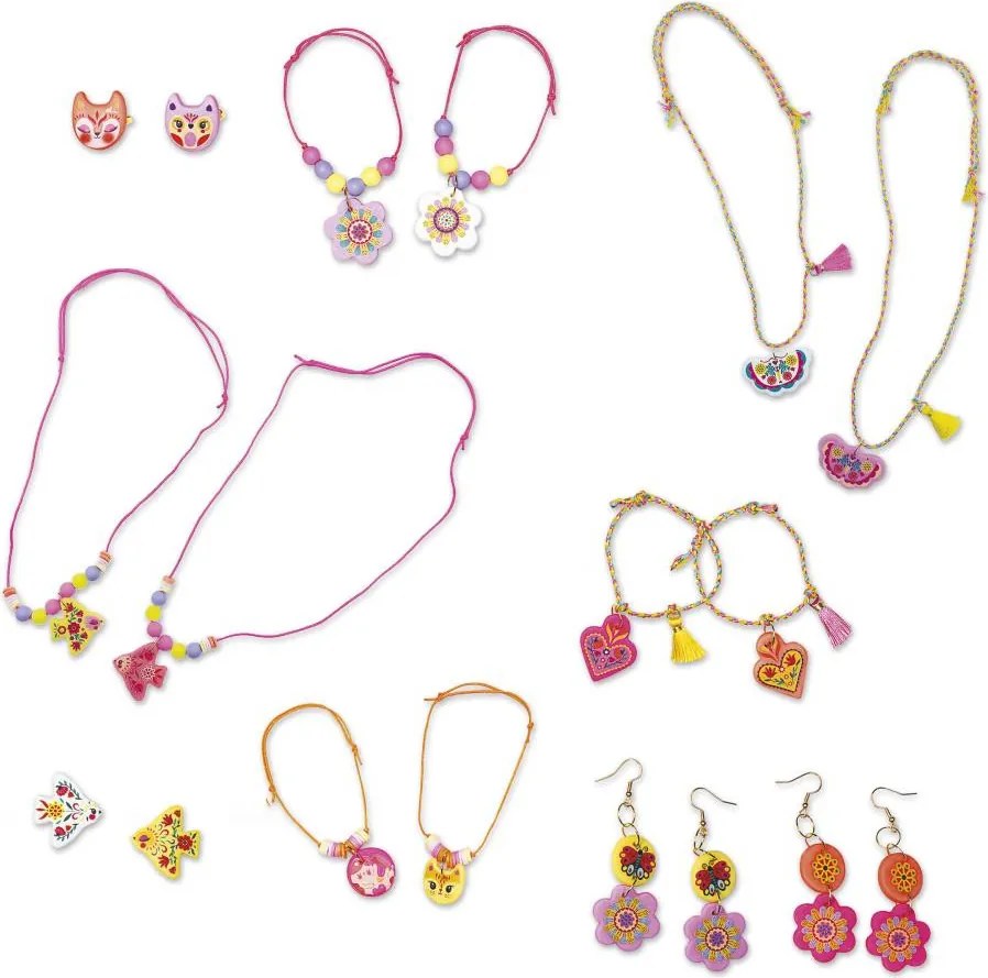 Atelier per bambini - 16 gioielli duo dell'amicizia da creare