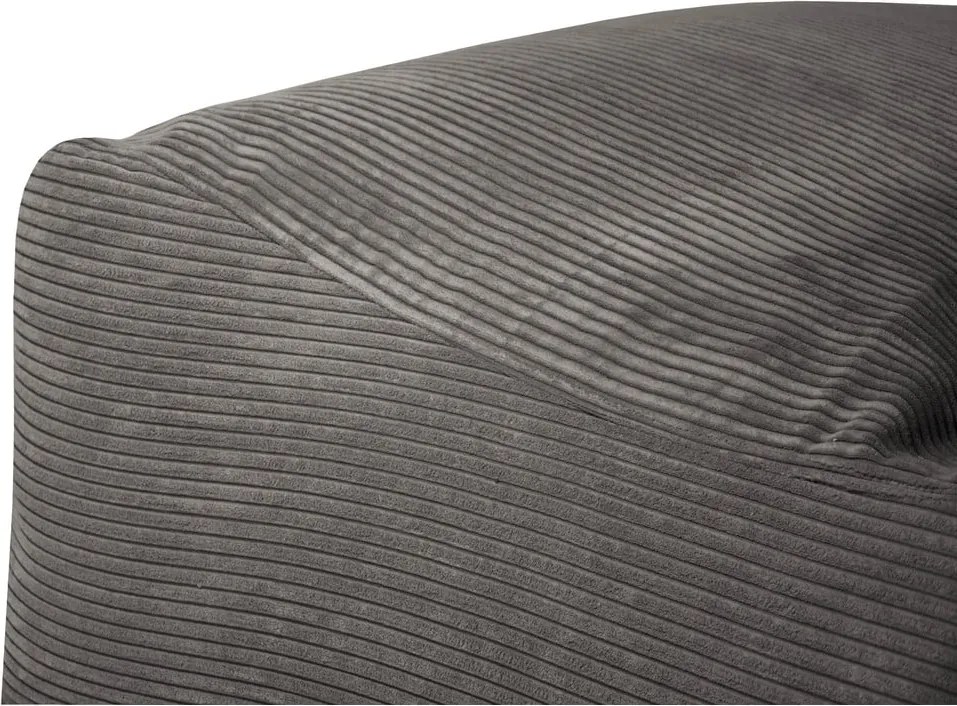 Puof a sacco marrone con rivestimento in velluto a coste Lounge 100 – SLOWDOWN