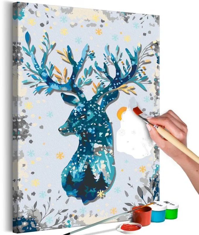 Quadro fai da te Nightly Deer