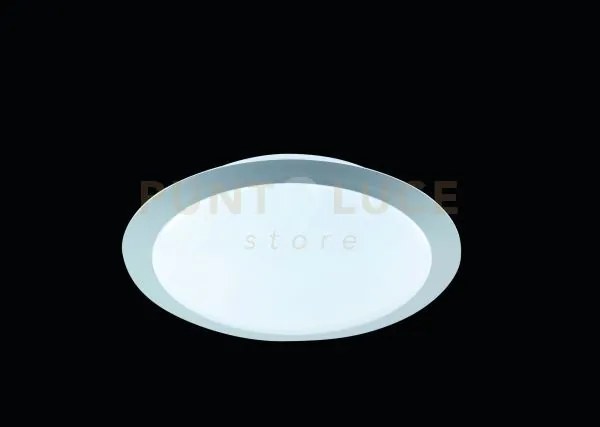 Gonzalo plafoniera led 9w 900lm, 3000k bordo alluminio + diffusore ...