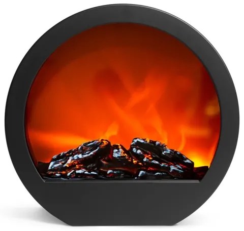 Decorazione natalizia LED 7xLED/230V/4xAA camino