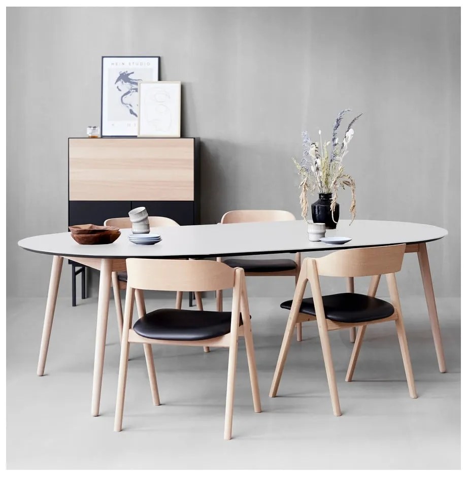 Tavolo da pranzo rotondo allungabile ø 135 cm Meza - Hammel Furniture