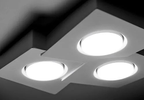 ANCHISE Sforzin illuminazione Lampade in gesso Soffitto 3 Luci