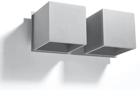 Sollux SL.0658 - Applique QUAD 2xG9/40W/230V grigio