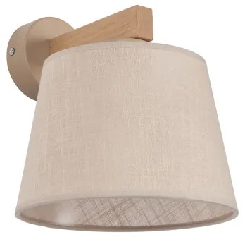 Brilagi - Lampada da parete LATTE SABIA 1xE27/15W/230V pino/beige