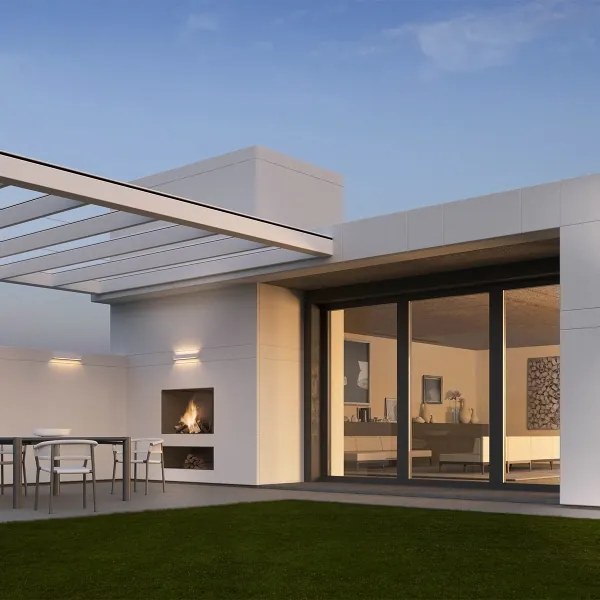 Redo 90259 - Applique da esterno AROOS LED/21W/230V 3000K IP65 bianca