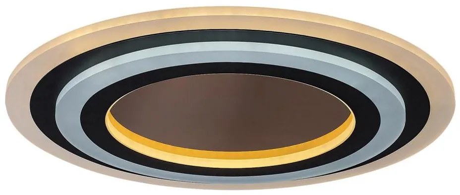 Rabalux 71314-LED lampada da soffitto dimmerabile TANELI 56W/230V 3000/4000/6000K cromo/nero+telecomando