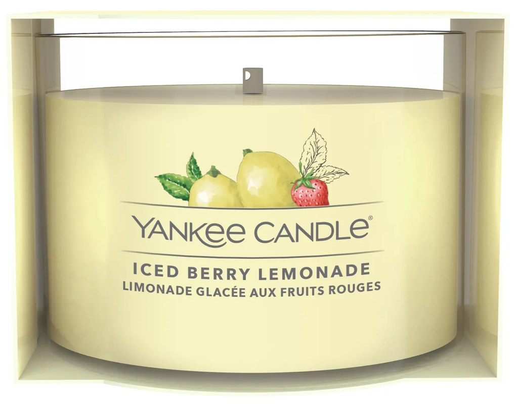 Candela votiva Iced Berry Lemonade Yankee Candle