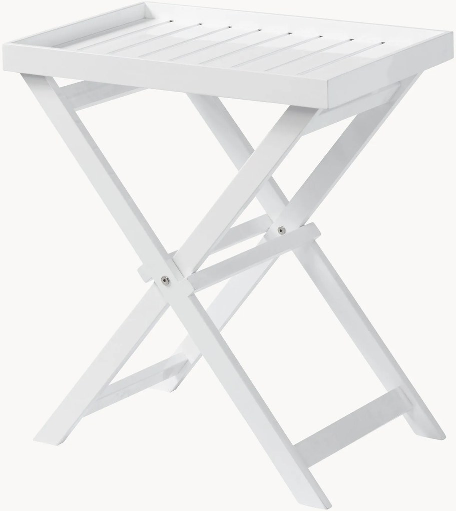 Tavolo da giardino pieghevole con vassoio rimovibile Glossy