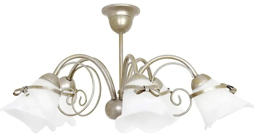 Lampadario a sospensione con supporto rigido KOKARDA 5xE14/60W/230V