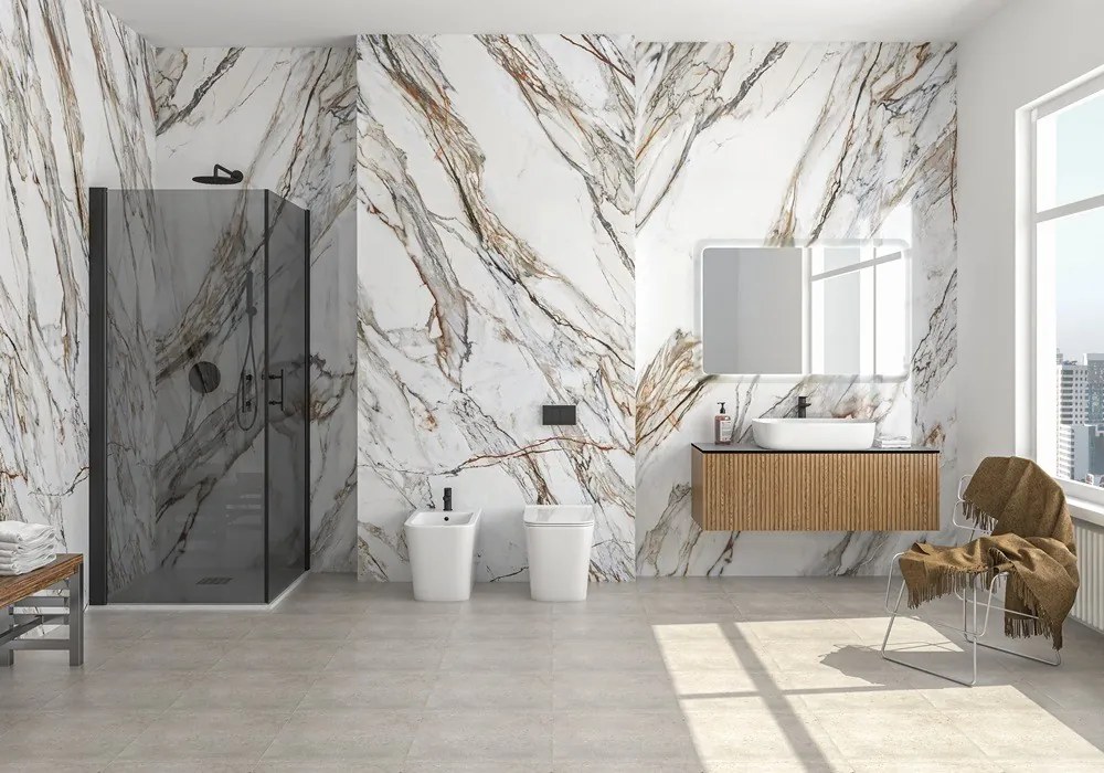 Box doccia 70x70 doppio battente vetro fumé altezza 200h | KS2800AF - KAMALU