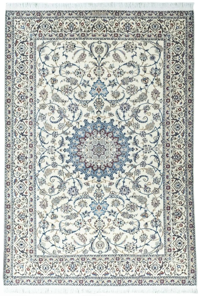 Nain Tappeto persiano 290x200 Beige (Iran) Annodato A Mano