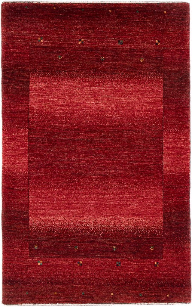 Loribaft Tappeto persiano 130x80 Rosso (Iran) Annodato A Mano