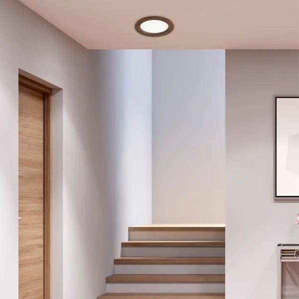 Faretto LED WOODY SPOT 16,5W 230V 4000K ciliegio Ø18,5 cm