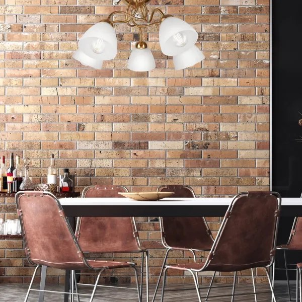 Lampadario a plafone MIRANDA 1xE27/60W/230V oro